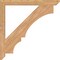 Ekena Millwork Balboa Slat Smooth Bracket, Western Red Cedar, 3 1/2"W x 42"D x 42"H BKT04X42X42BOA06SWR - alternate 3